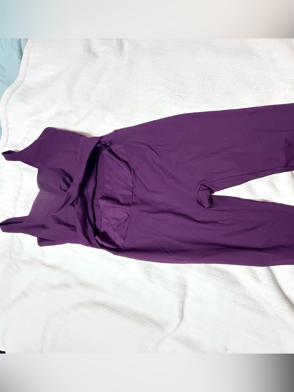 Girlfriend Collective Luxe Purple Unitard/ - Sleek Sleeveless Design